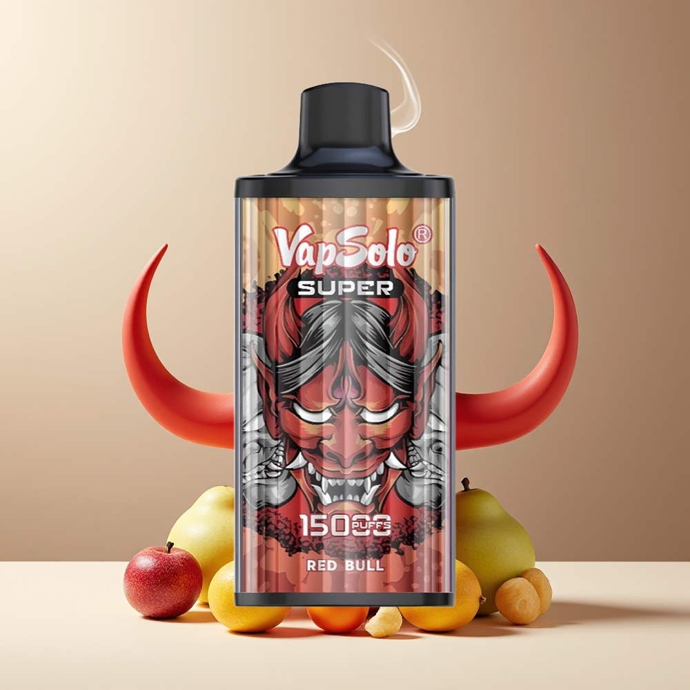 Vapsolo Super 15000 puffs Grossister Sverige – 40ml E-Liquid 850mAh Mesh Coil Type-C