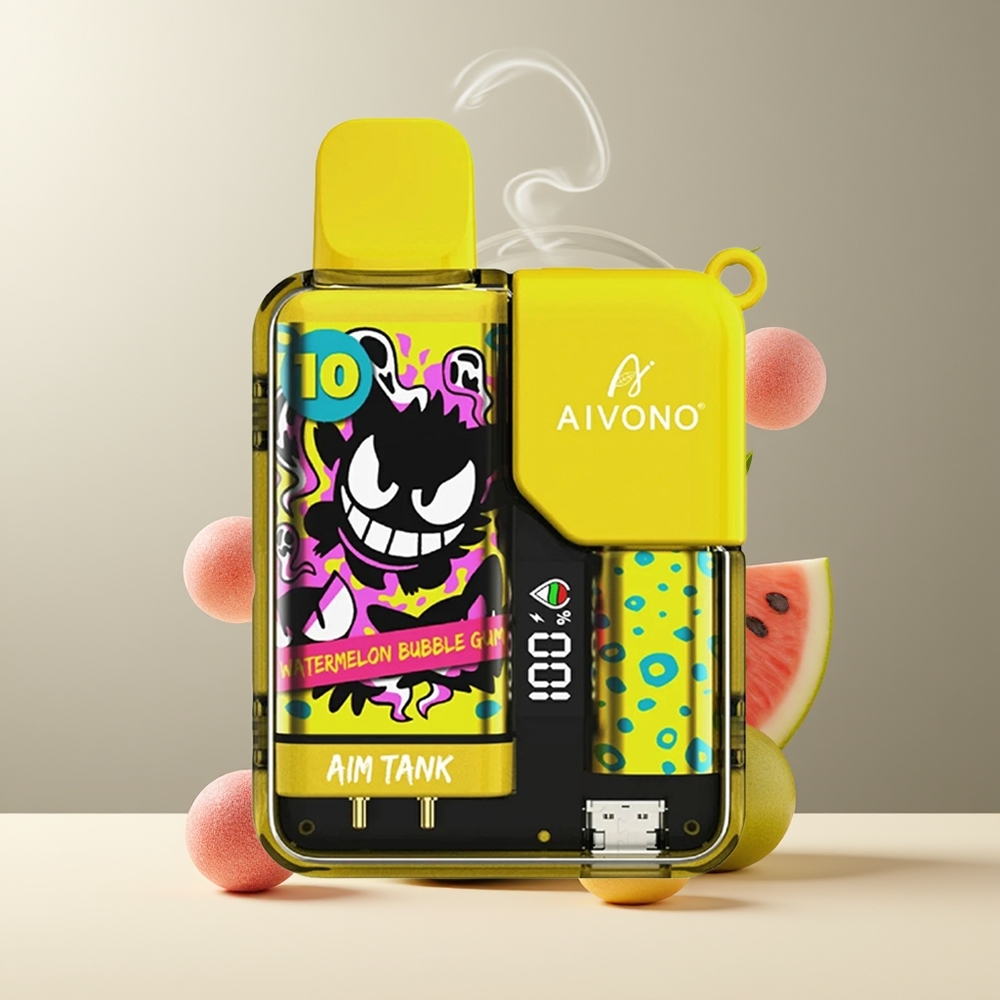 Aivono AIM-TANK 9500 Puffs 18ml 650mAh LCD grossister Sverige Vandmelon Tyggegummi
