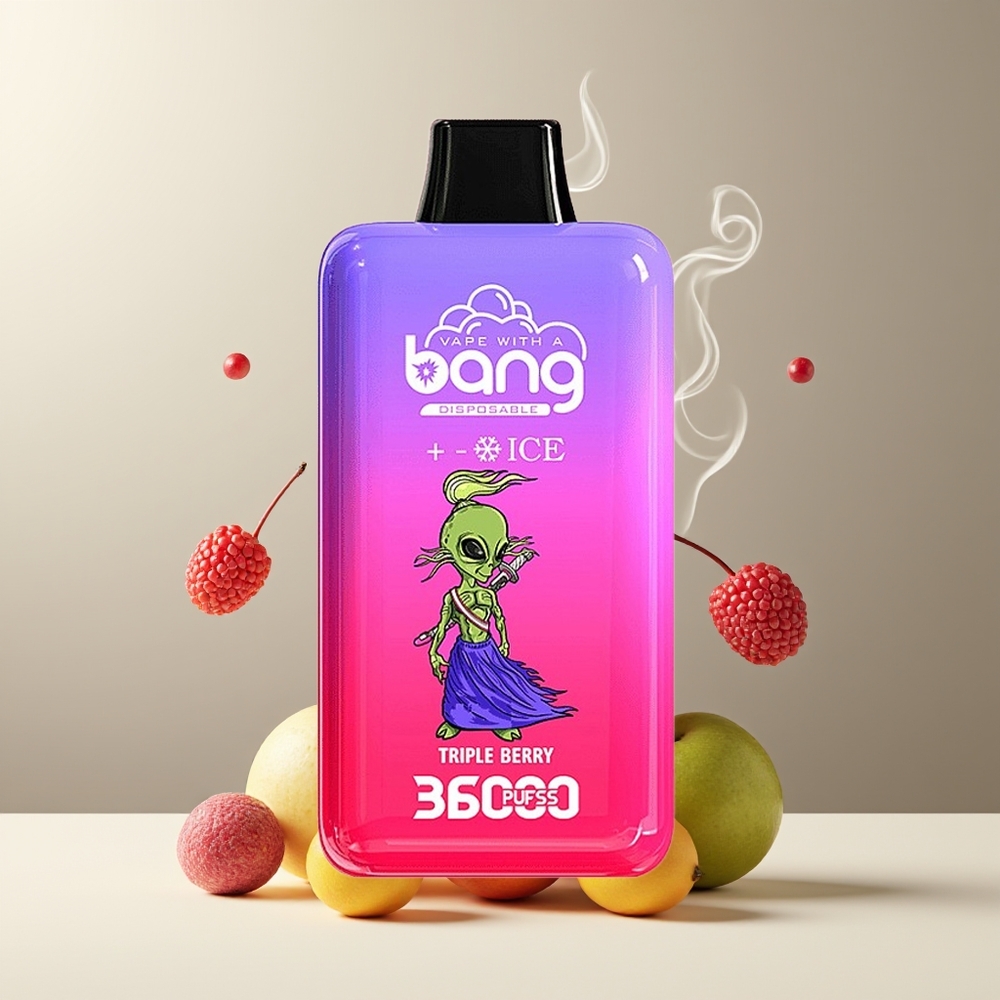 Bang 36000 Ice Level Disposable Device Grossister Sverige – 36ml E-Liquid, 850 mAh, 0%,2%,3%,5% Nikotin