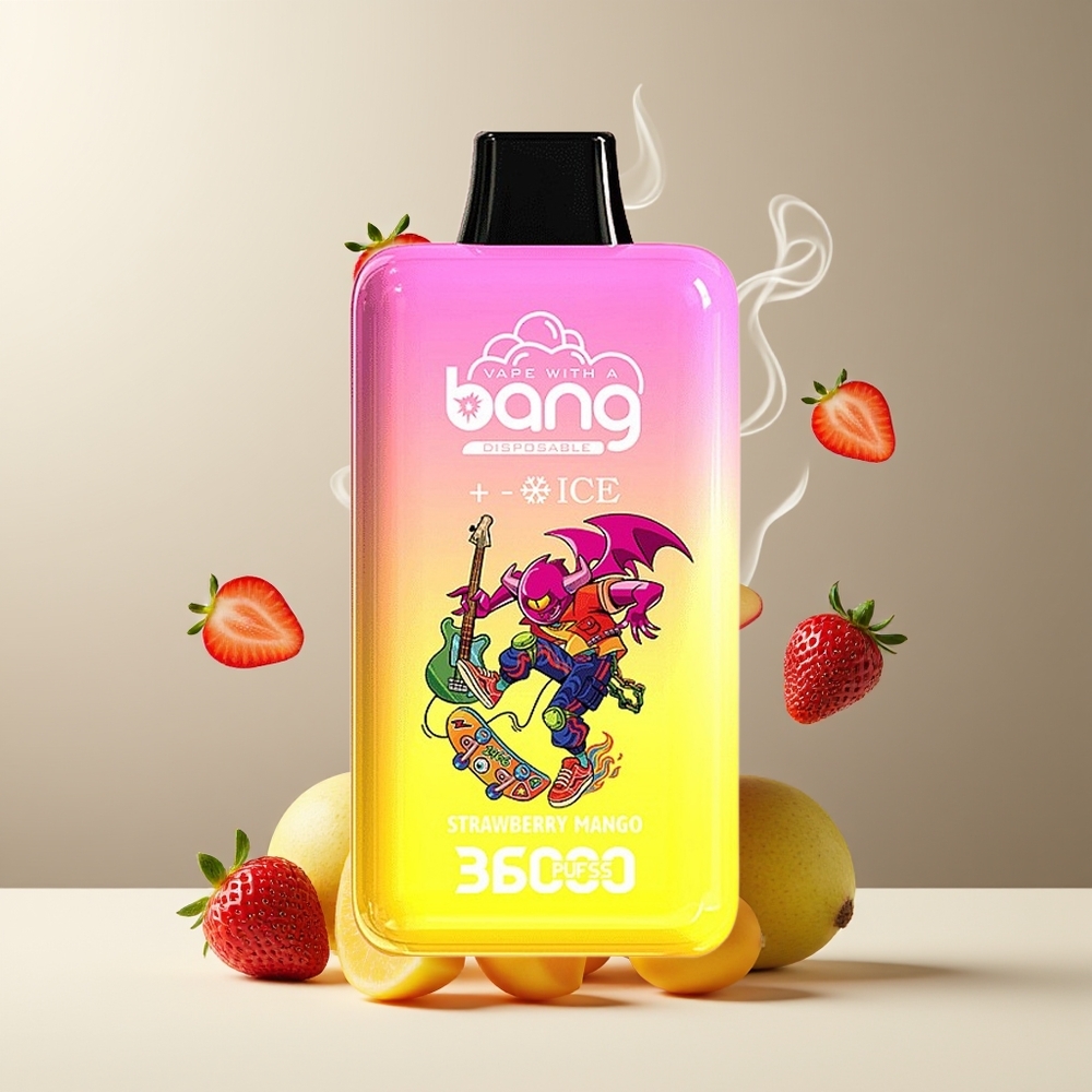 Bang 36000 Ice Level Grossister Sverige Disposable – 36ml, 850 mAh, 1.0 Ohm Mesh Coil