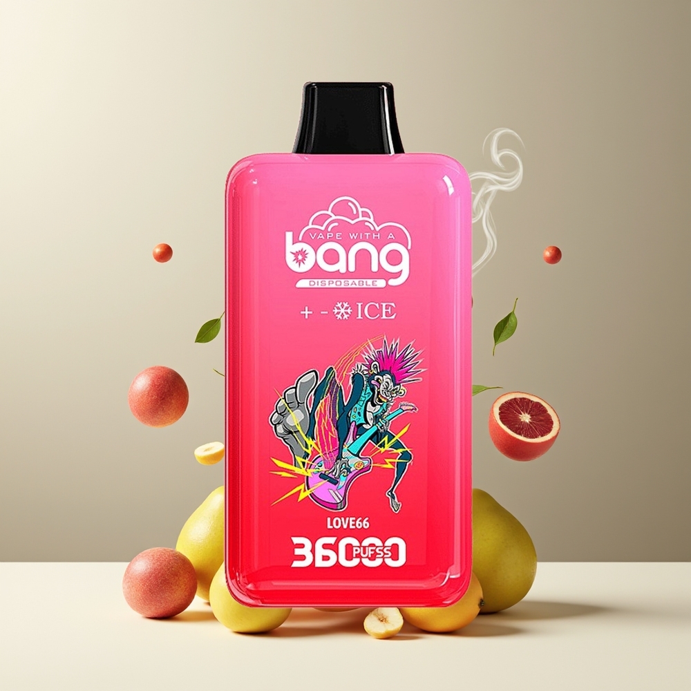 Bang 36000 Ice Level Grossister Sverige Disposable – 36ml E-Liquid, 850 mAh, 1.0 Ohm Mesh Coil
