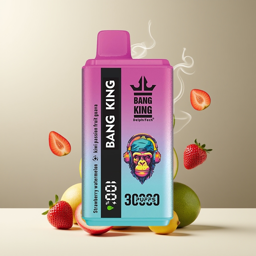Bang King 30000 Puffs 36ml 550mAh Type-C Engangs Vape grossister Sverige