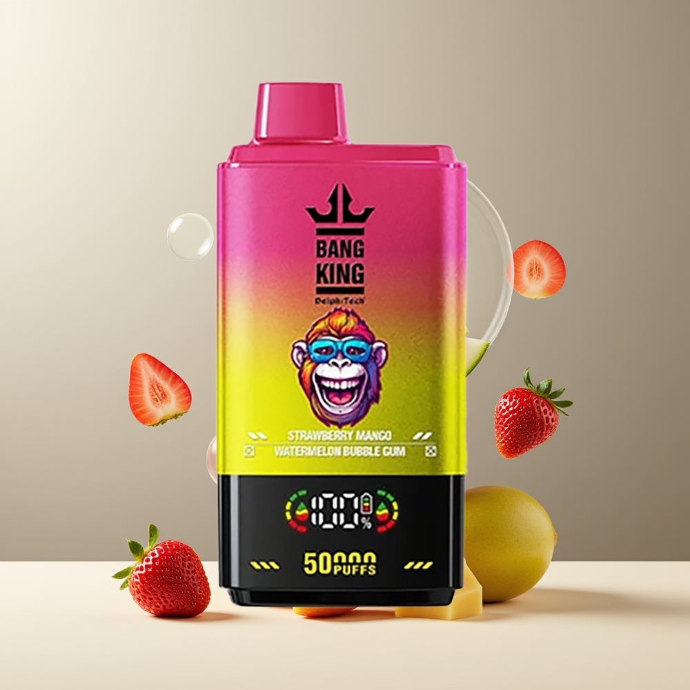 Bang King 50000 Engangs Vape Grossister Sverige – 50ml E-liquid, 850mAh, Type-C-laddning