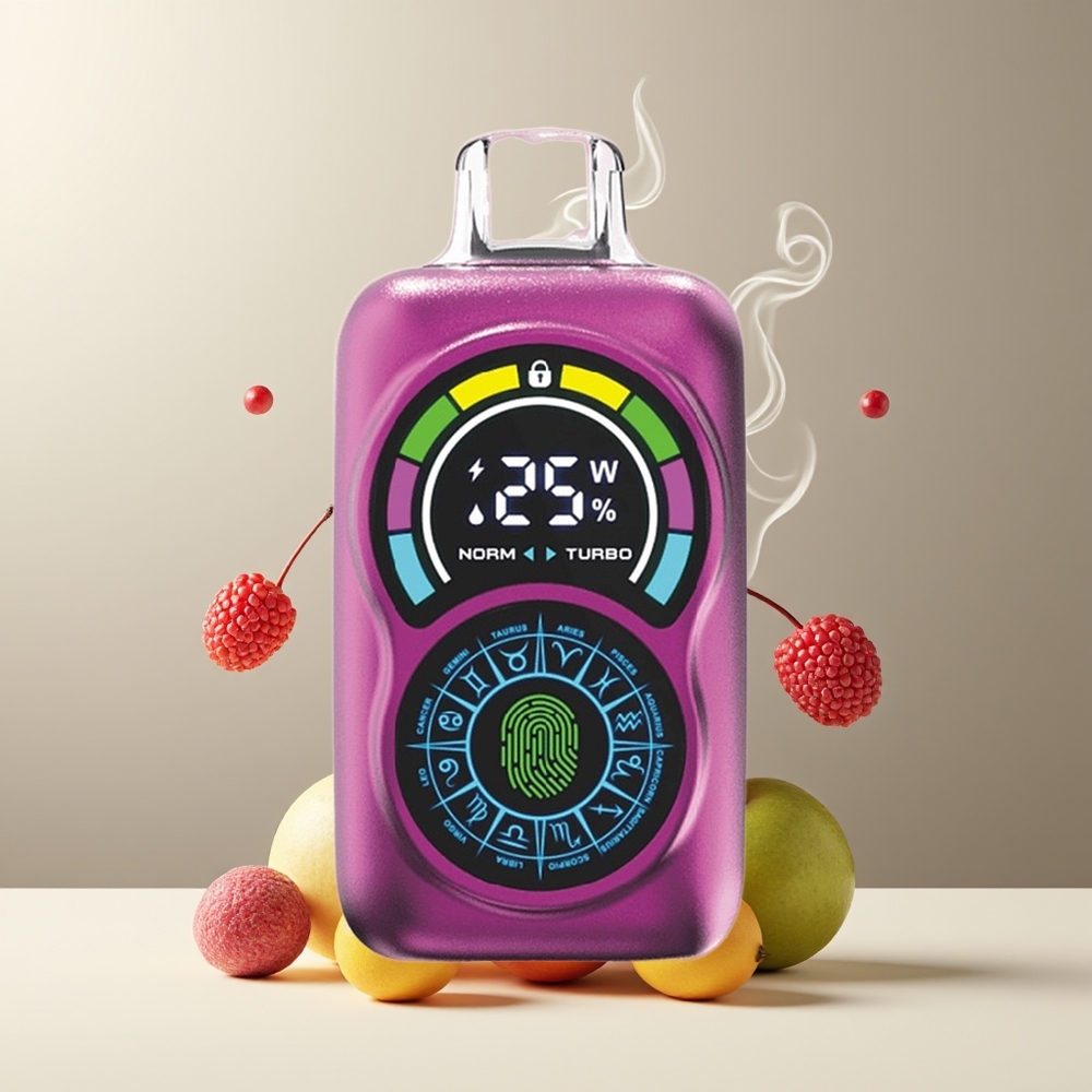 Bang King Constellation 36000 Puffs Grossister Sverige – 650mAh Batteri, 30ml E-vätska, Justerbar Luftflöde Triple Berry
