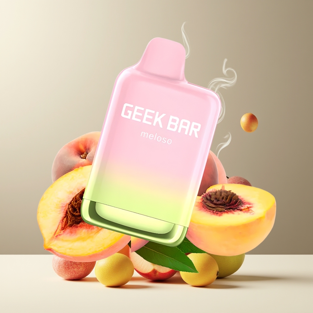 GEEK BAR Meloso Max 9000 Puffs 14ml 5% Nikotin USB Type-C Duck-bill Mundstycke grossister Sverige