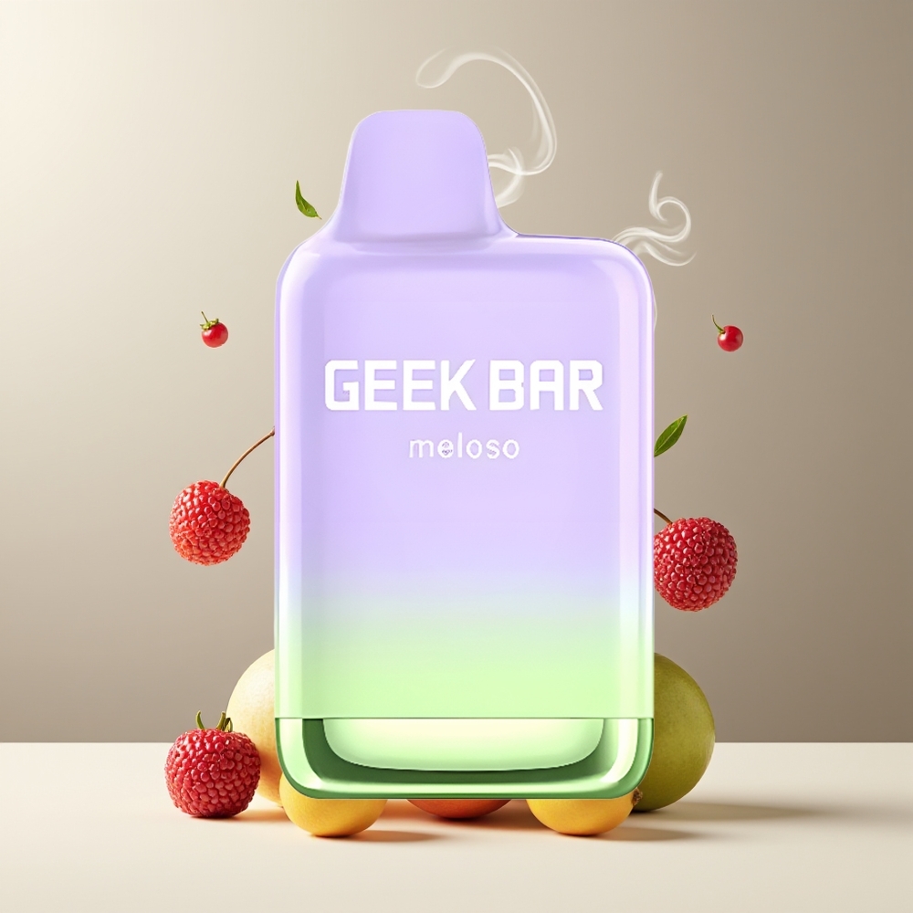 GEEK BAR Meloso Max 9000 Puffs Engangs Vape – 14ml, 5% Nikotin, USB Type-C, Dual Mesh Coil grossister Sverige