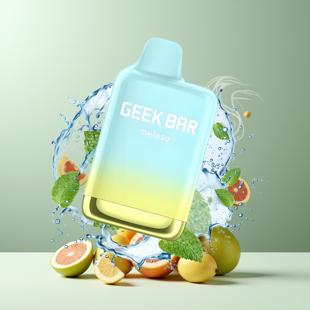 GEEK BAR Meloso Max 9000 Puffs Engangs Vape 600mAh USB Type-C 14ml grossister Sverige