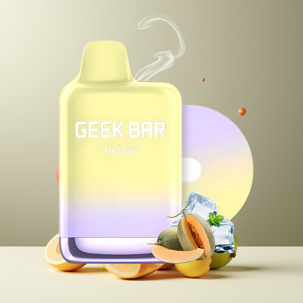 GEEK BAR Meloso Max 9000 Puffs Grossister Sverige – 14ml, 5% Nikotin, USB Type-C, Dual Mesh Coil