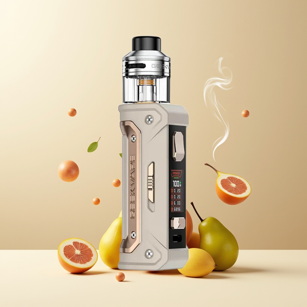 GeekVape E100i Kit 3000mAh 100W TFT Color Screen Type-C grossister Sverige