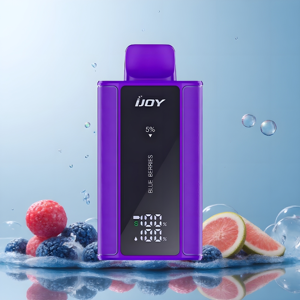 IJOY Captain 10000 Puffs Disposable Vape - 18ml E-liquid, 5% Nikotin, 650mAh Batteri, Typ-C-laddning - grossister Sverige