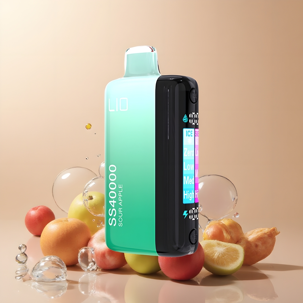 IJOY LIO SS40000 Disposable Vape – 40000 Puffar, 22ML, 1100 mAh, TYPE-C – grossister Sverige