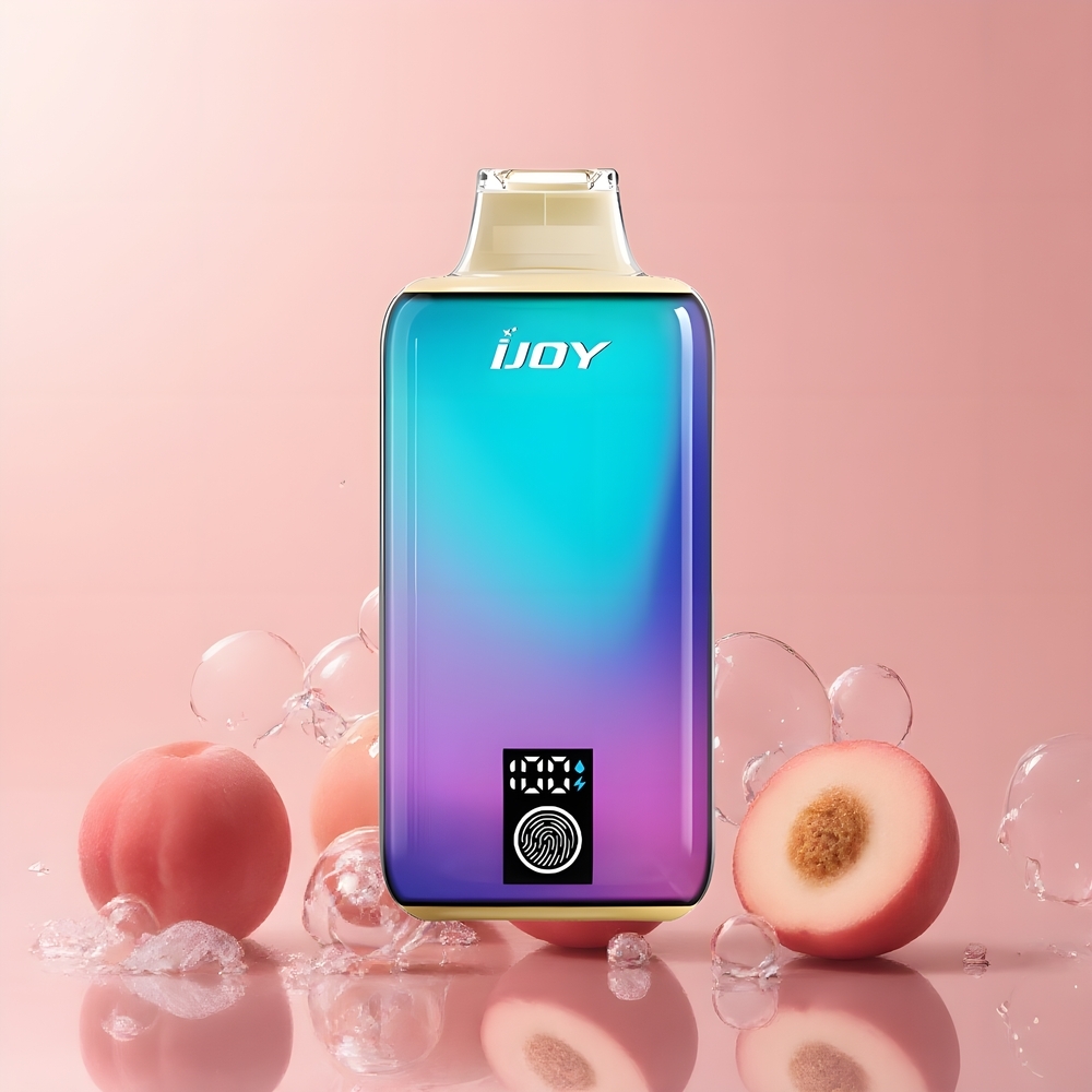 IJOY LUNA 20000 Puffs Disposable Vape 20ML 6mg 900 mAh TYPE-C grossister Sverige Persikoglass