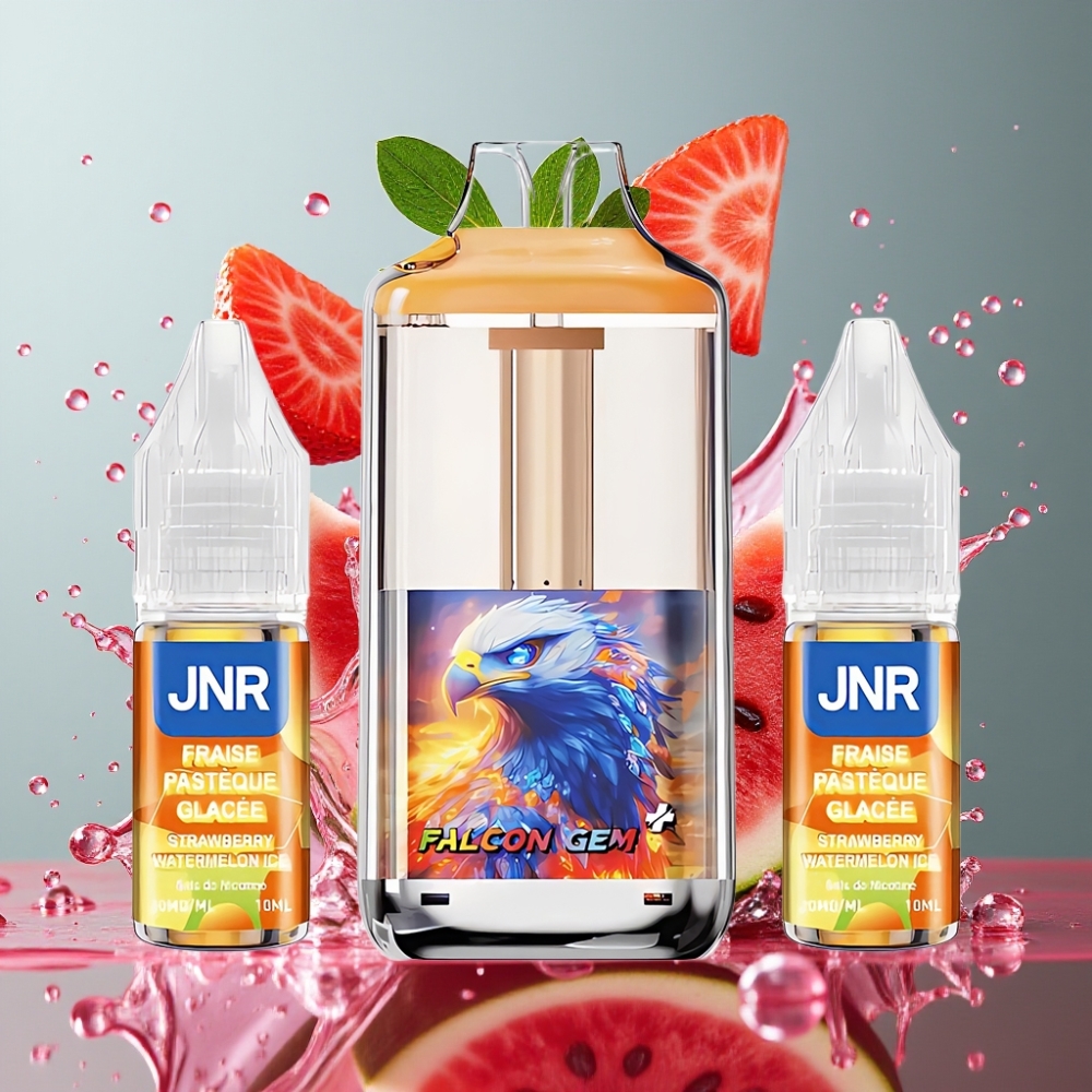 JNR Falcon GEM⁺ 30K Puffs Refillable Pod Vape med Synlig E-vätsketank, Toppfyllningsdesign, 950mAh Batteri & Dual Mesh Coil - grossister Sverige