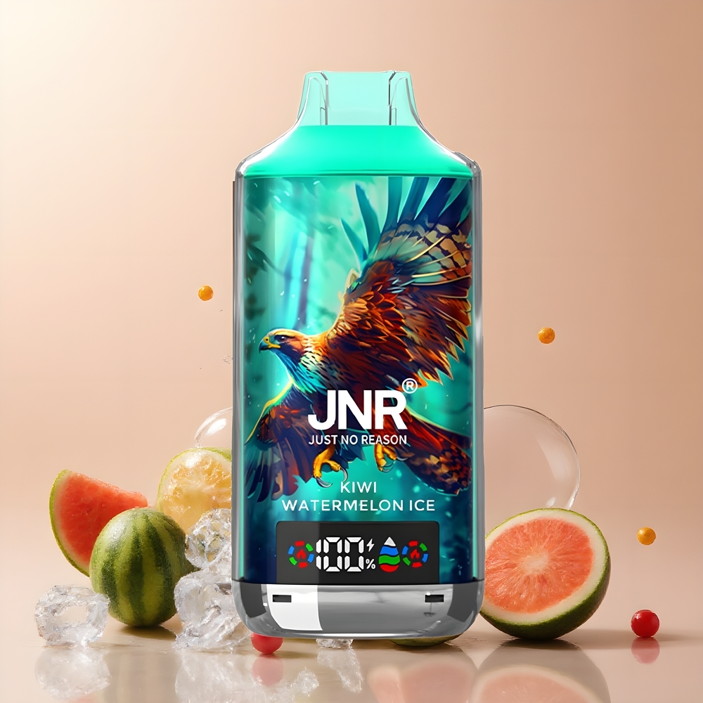 JNR Falcon X 18000 Puffs 750mAh 24ml Dual Mesh Coil Digital Display Type-C Grossister Sverige