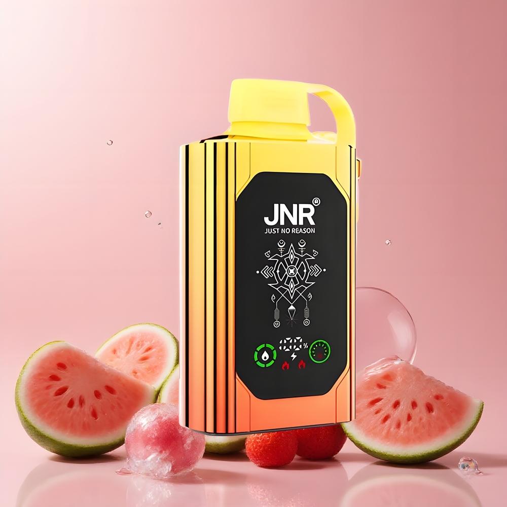 JNR Shisha Hookah Box 20500 Puffs – HD Display, 1000mAh, 25ml E-vätska, Dual Mesh Coil, Type-C Laddning, Nicotin 0%/2%/5% | grossister Sverige