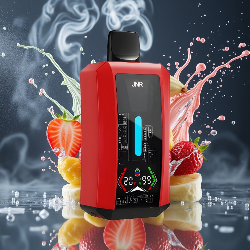 JNR Tank Pro 33000 Puffs Disposable Vape med 28ml e-Liquid & Digital Display – Grossister Sverige