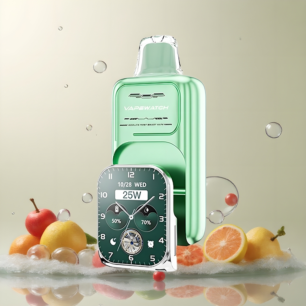 JNR VapeWatch 30000 Puffs Grossister Sverige – 30,000 puffar, 1000mAh, 19mL, 5% nikotin, Dual Mesh Coil, Type-C-laddning