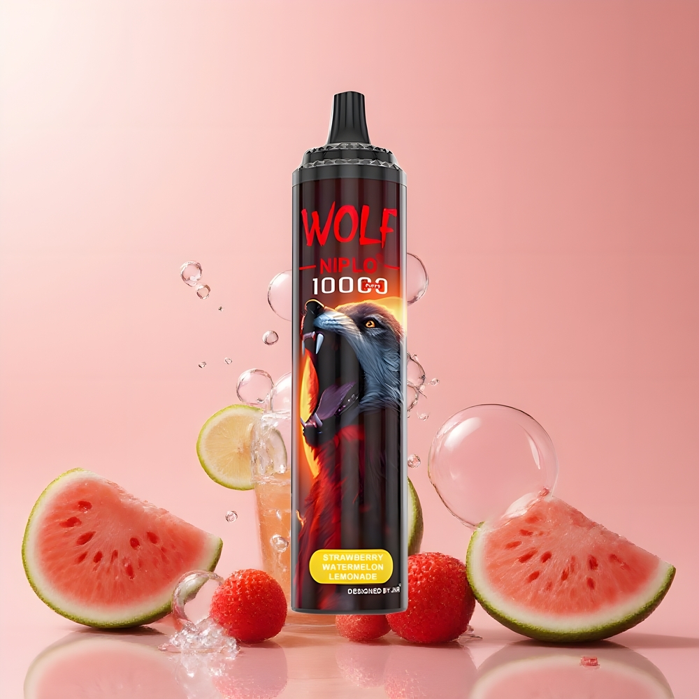 JNR Wolf 10000 Puffs Grossister Sverige – 1.0 Ohm Mesh Coil, 650mAh Battery, 20ml E-liquid, Type-C Laddning