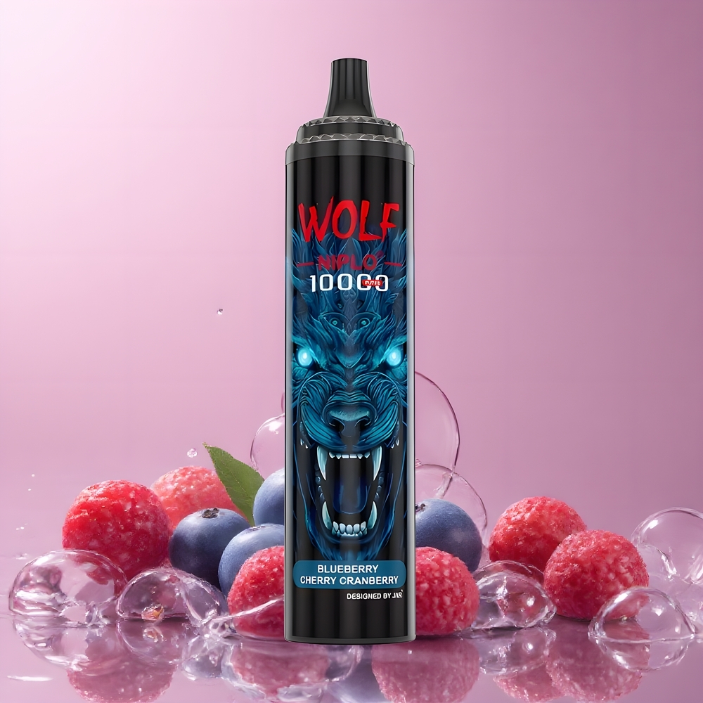 JNR Wolf 10000 Puffs Grossister Sverige – 20ml E-liquid, 650mAh, Type-C laddning, 1.0 Ohm Mesh Coil, Nikotin: 0%, 2%, 5%