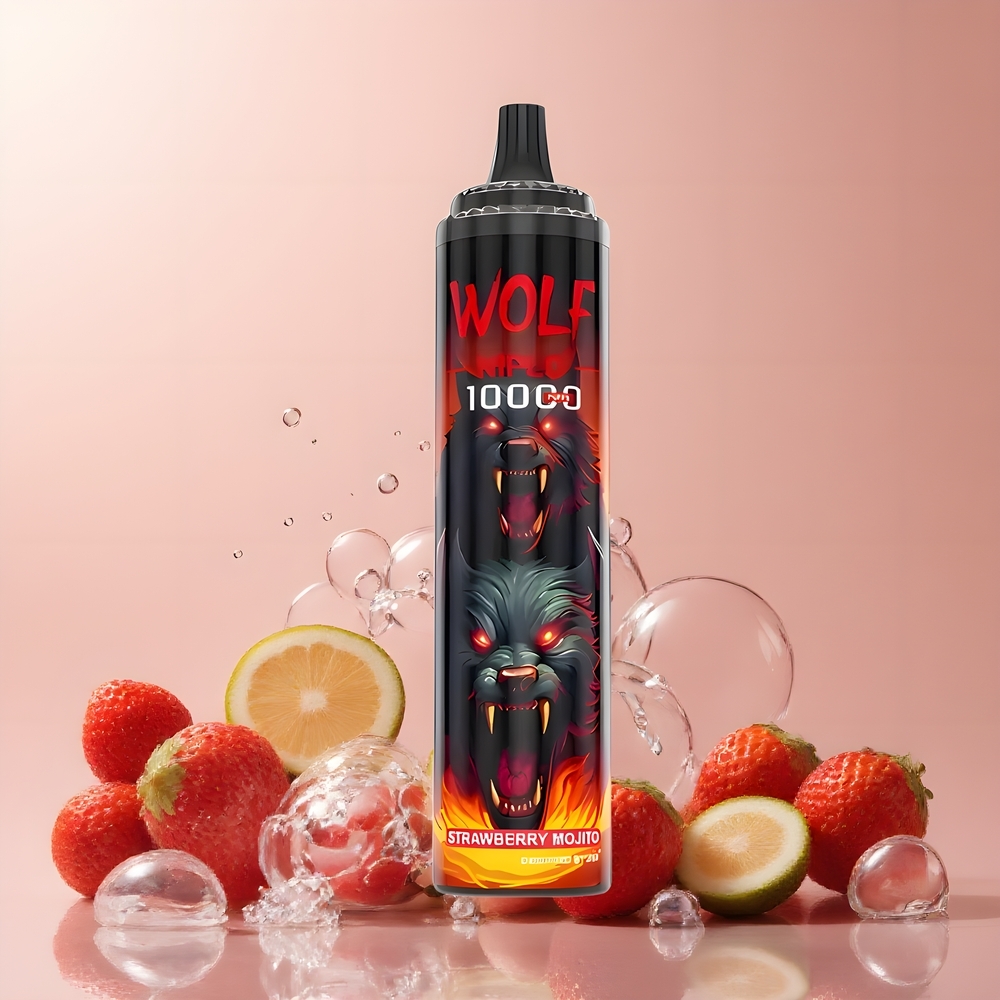 JNR Wolf 10000 Puffs grossister Sverige – 1.0 Ohm Mesh, 650mAh, 20ml, 0%/2%/5% Nikotin, Type-C