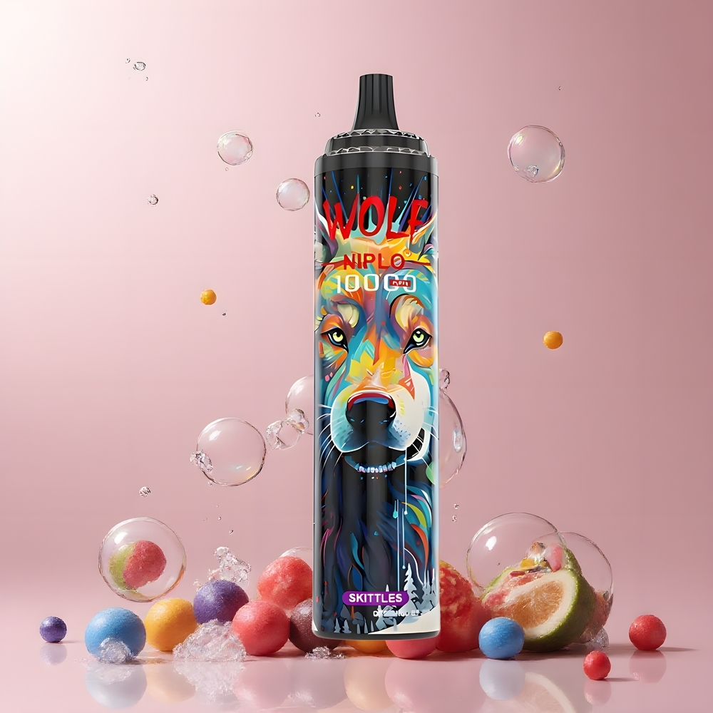 JNR Wolf 10000 Puffs grossister Sverige – 1.0 Ohm Mesh Coil, 650mAh, 20ml, Nikotinhalt: 0%, 2%, 5%, Type-C snabbladdning