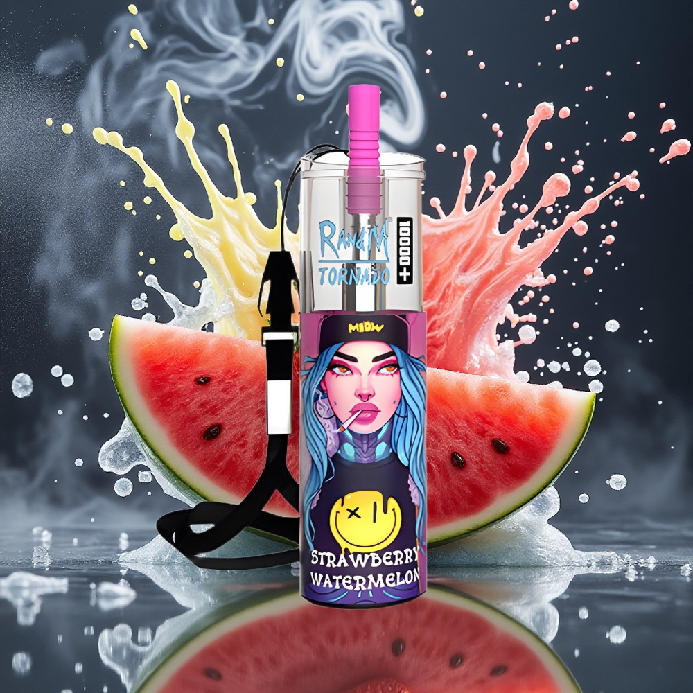 Fumot Original RandM Tornado 10000 Plus Disposable Vape Grossister Sverige – 20 ml Tank, 850 mAh, Mesh Coil, Type-C Port, RGB Lights