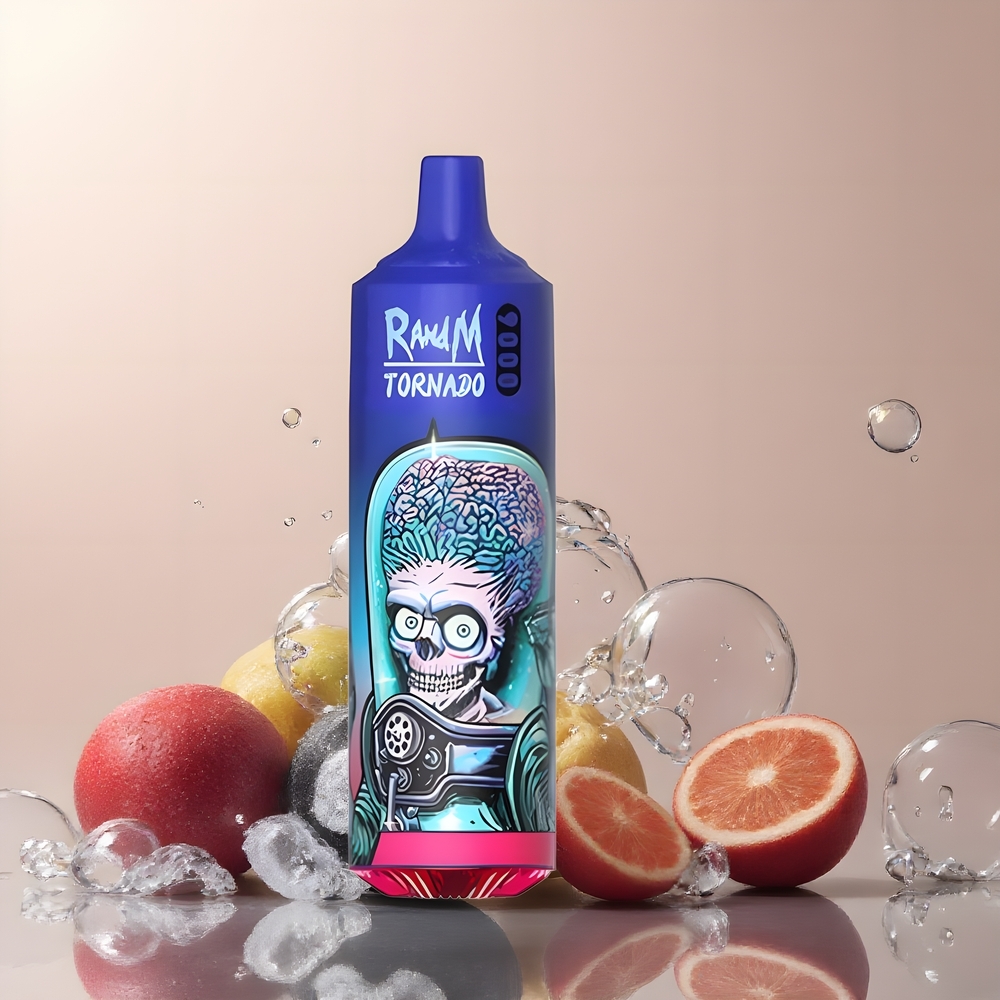 RandM Tornado 9000 Puffs Grossister Sverige med 18 mL E-liquid, Mesh Coil & RGB Display – 54 Smaker