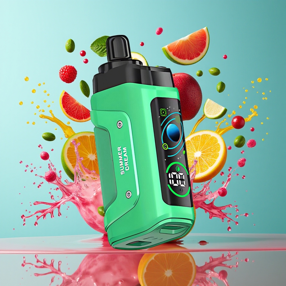 Razz Bar 45000 Puffs Engångsvape med 1.0 Ohm Mesh Coil & Justerbar Luftflöde - grossister Sverige