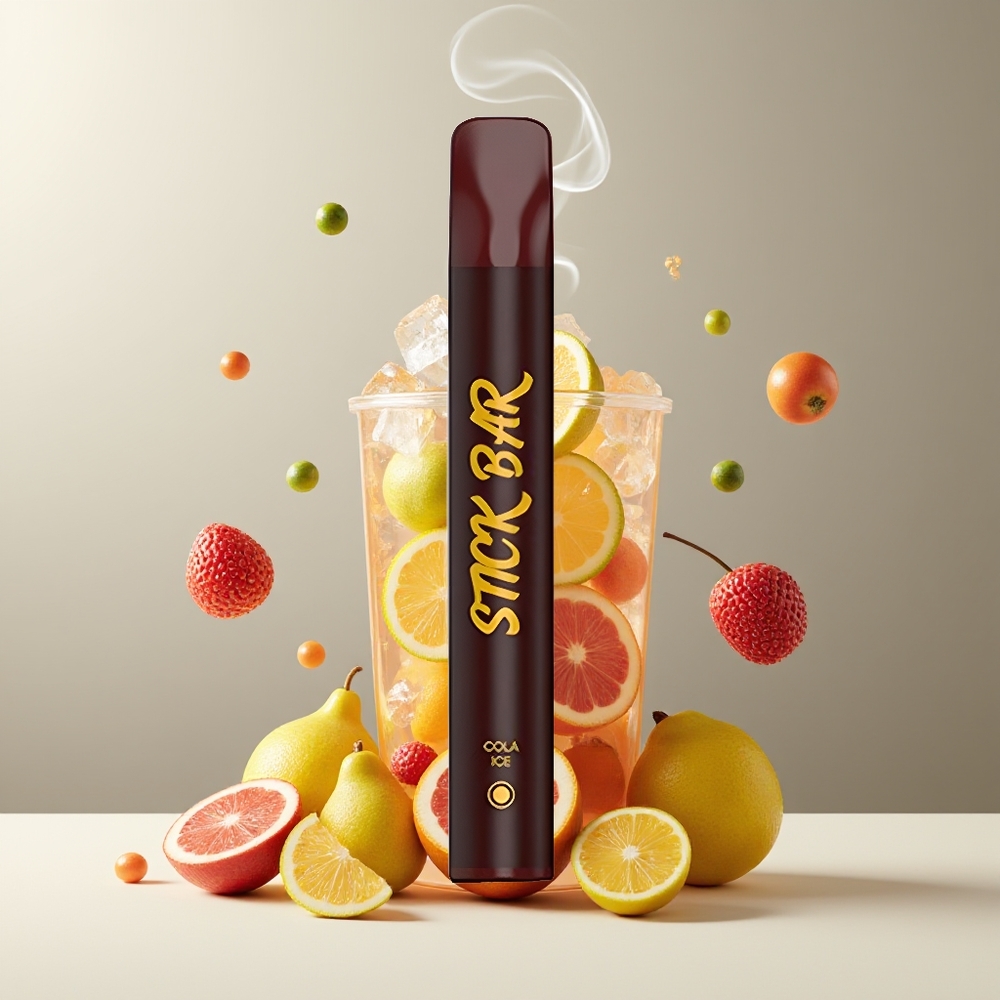SMOK Stick Bar 1000 Puffs Grossister Sverige – 550mAh Batteri, 1.6 Ohm Motstånd, Rostfritt Stål + Livsmedelsgodkänd PC