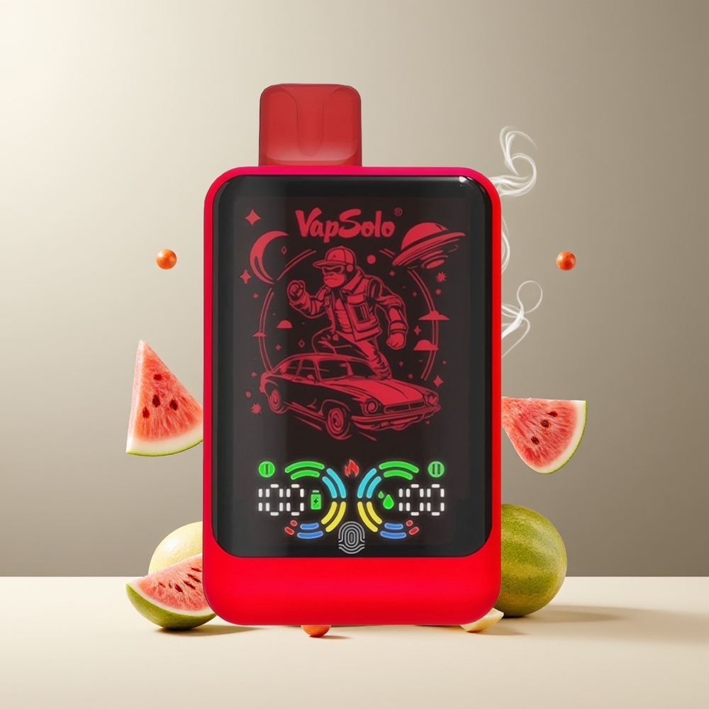 VapSolo GALAXY 30000 Puffs Engangs Vape 40ml 850mAh Type-C grossister Sverige Vandmelon Is