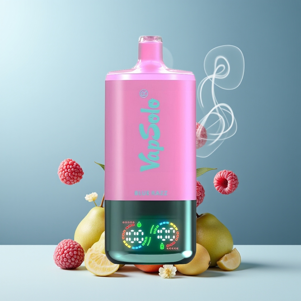 VapSolo Tripe 30000 Puffs Grossister Sverige – 40ml E-Liquid, 3 Oljetankar, Type-C-laddning