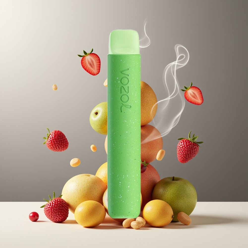 VOZOL STAR 600 Grossister Sverige Engangs Vape med VAMT Mesh Coil, 600 puffar, 20mg/ml Nikotin, 500mAh Skovbærstorm